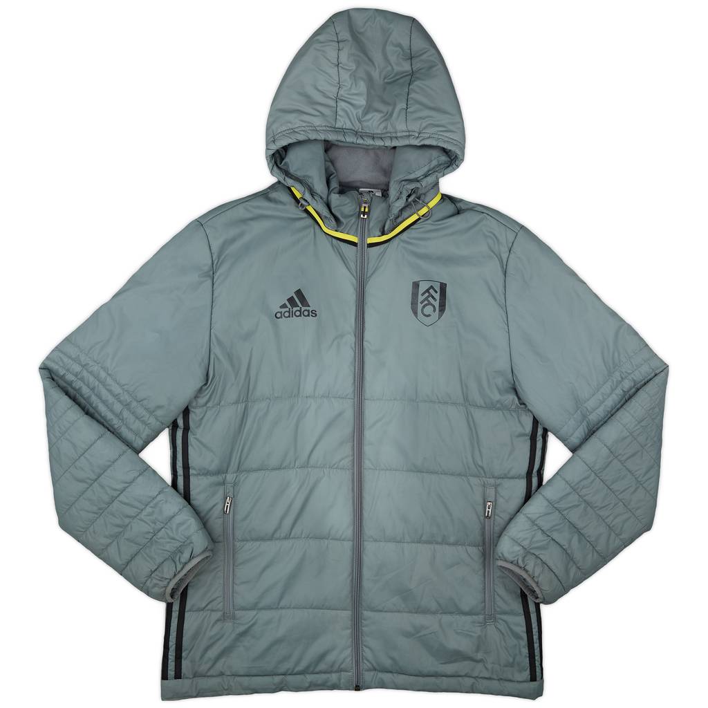 2016-17 Fulham adidas Padded Bench Coat - 8/10 - (M)