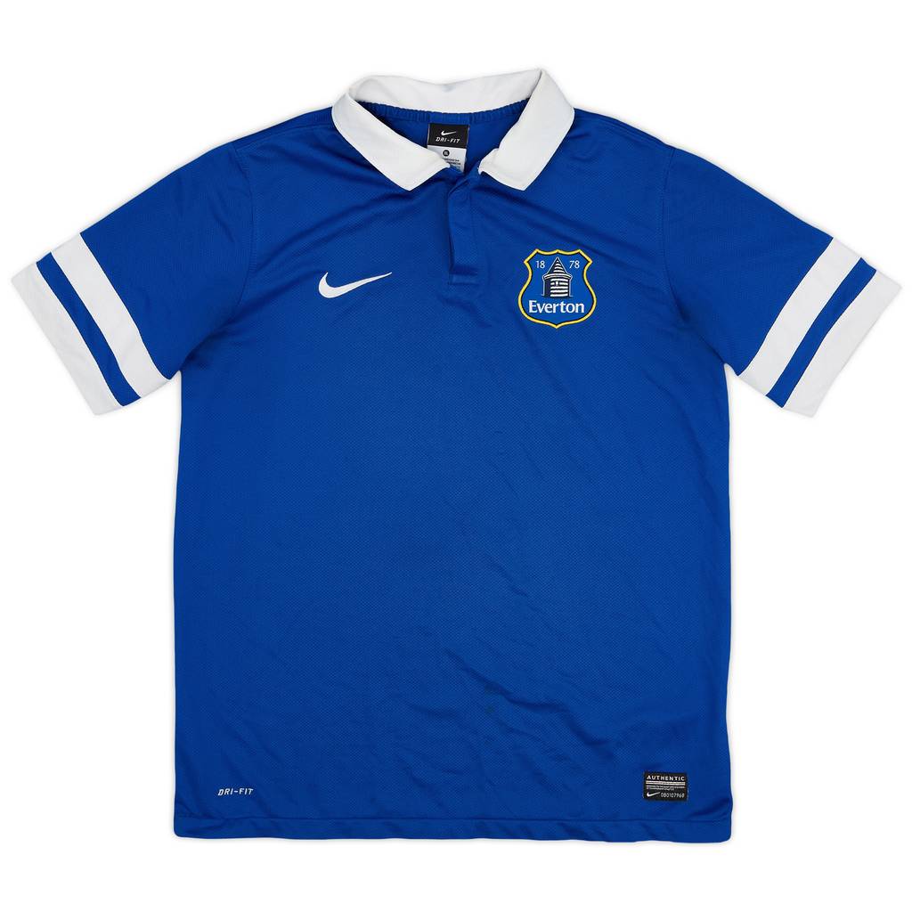 2013-14 Everton Home Shirt - 8/10 - (XL.Boys)