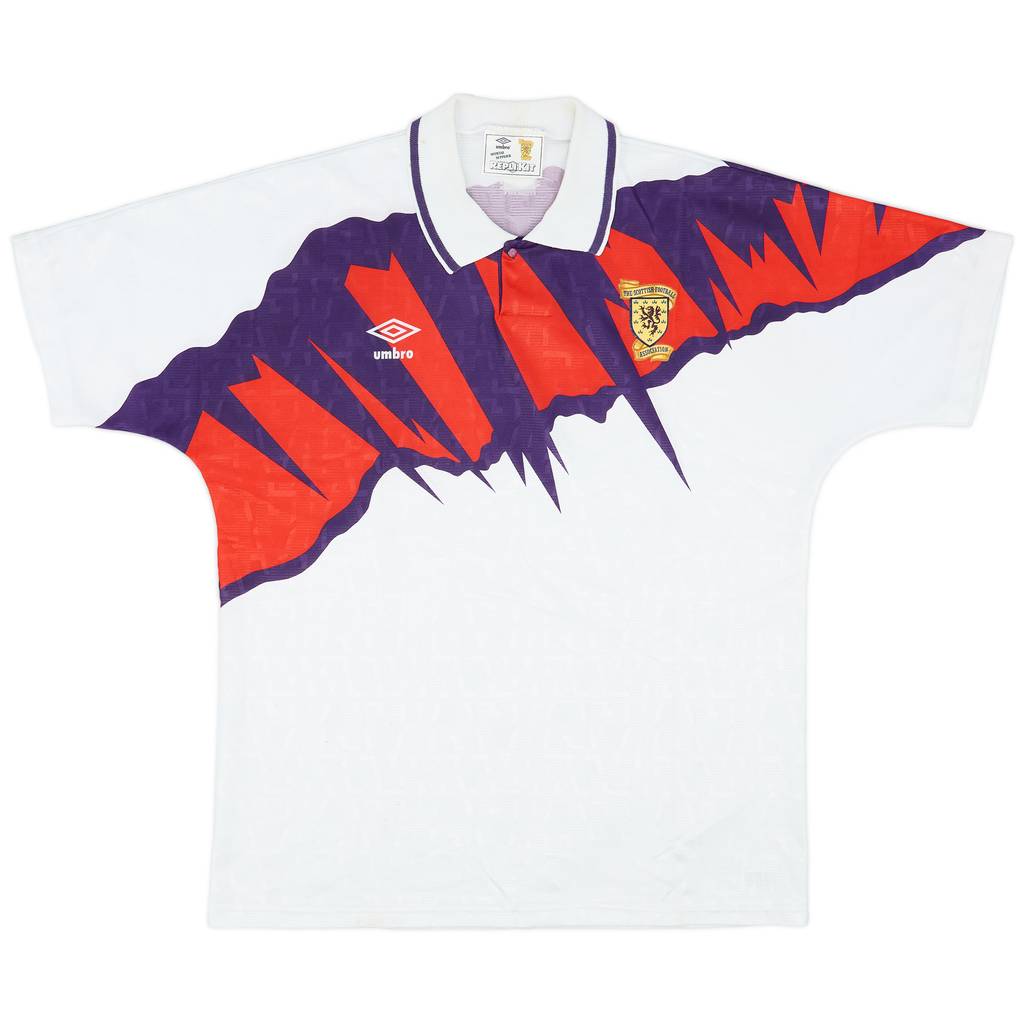 1991-93 Scotland Away Shirt - 6/10 - (L)