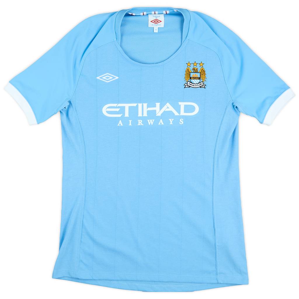 2010-11 Manchester City Home Shirt - 9/10 - (Women's S)