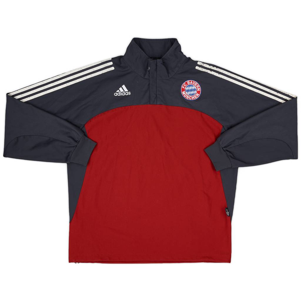 2002-03 Bayern Munich adidas 1/4 Zip Drill Top - 6/10 - (L/XL)