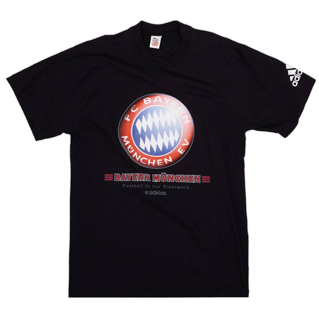 1997-98 Bayern Munich adidas Graphic Tee - 6/10 - (L)