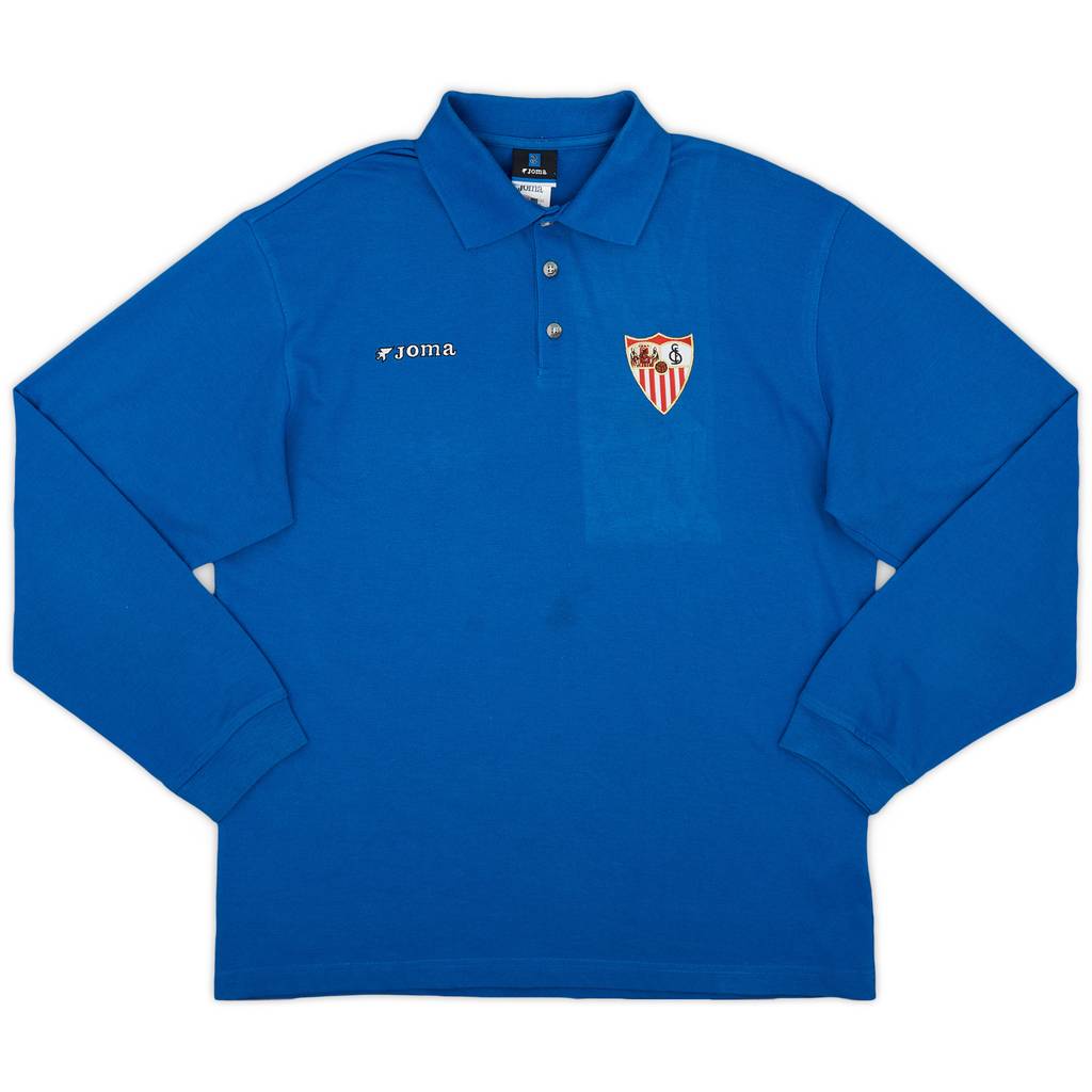 2006-07 Sevilla Joma Polo L/S Shirt - 5/10 - (L)