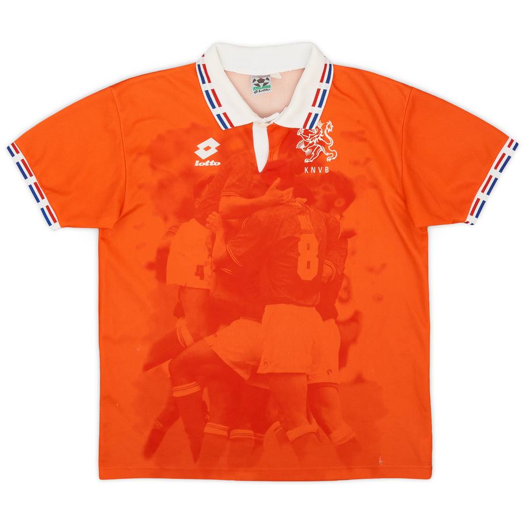 1996 Netherlands Home Shirt - 5/10 - (XL.Boys)