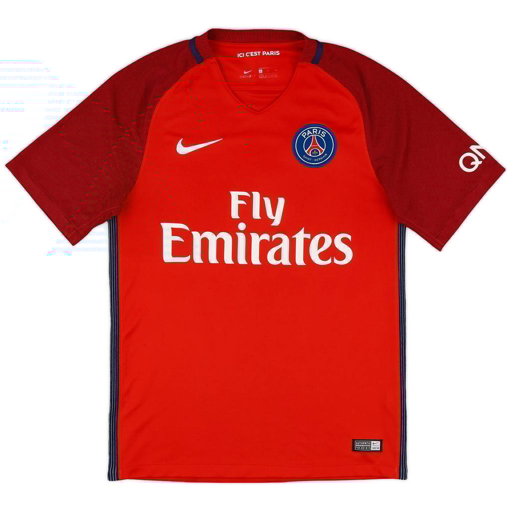 2016-17 Paris Saint-Germain Away Shirt - 9/10 - (S)