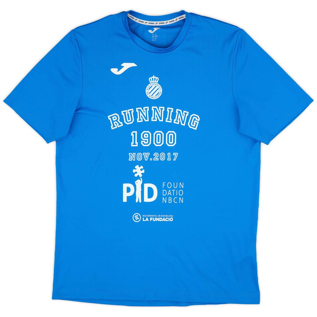 2017-18 Espanyol 'Running 1900' Joma Fan Shirt - 8/10 - (S)