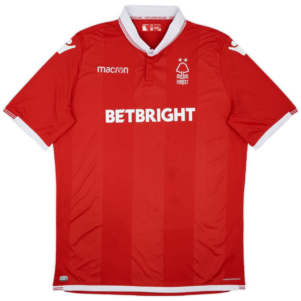 2018-19 Nottingham Forest Home Shirt - 8/10 - (5XL)