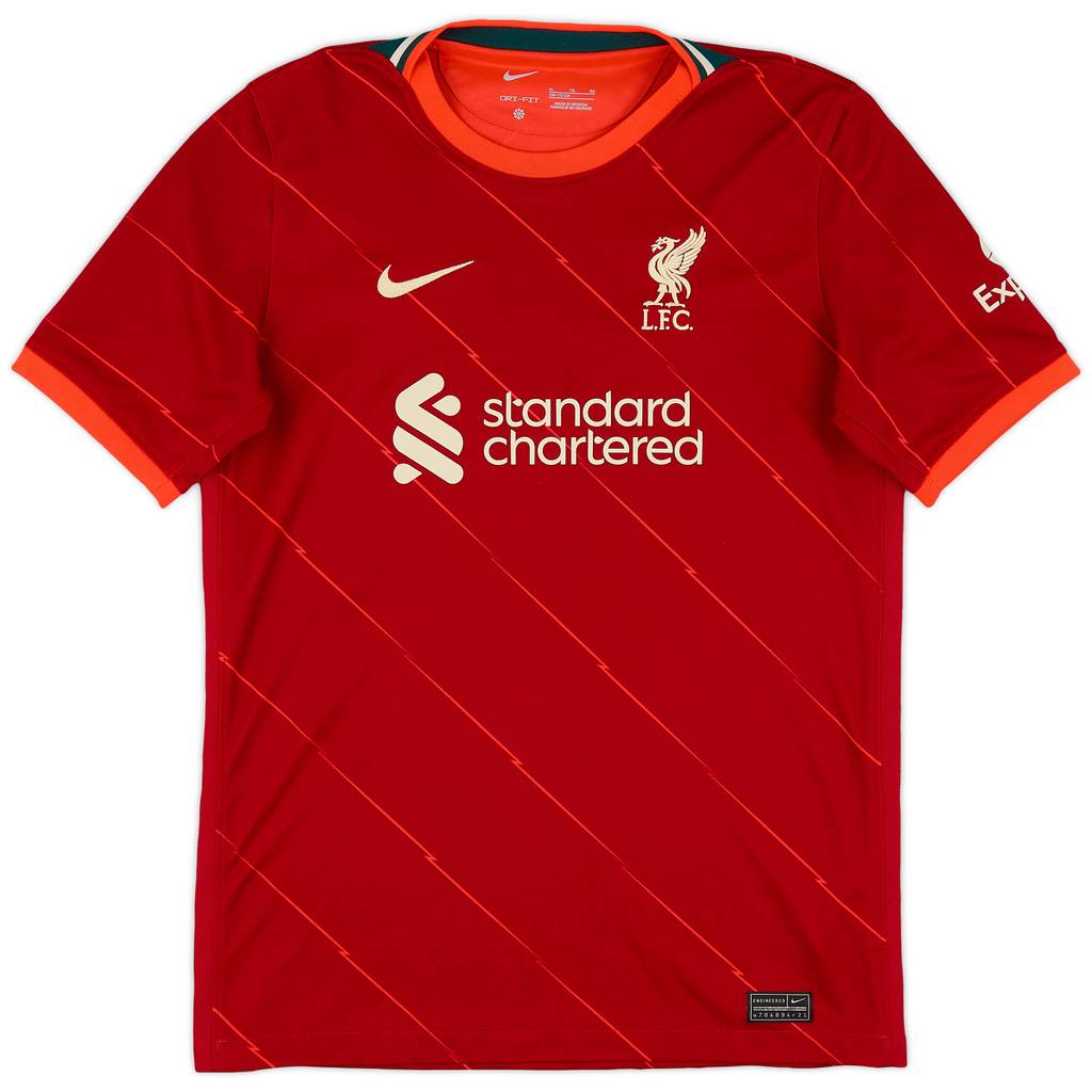 2021-22 Liverpool Home Shirt - 9/10 - (XL.Boys)