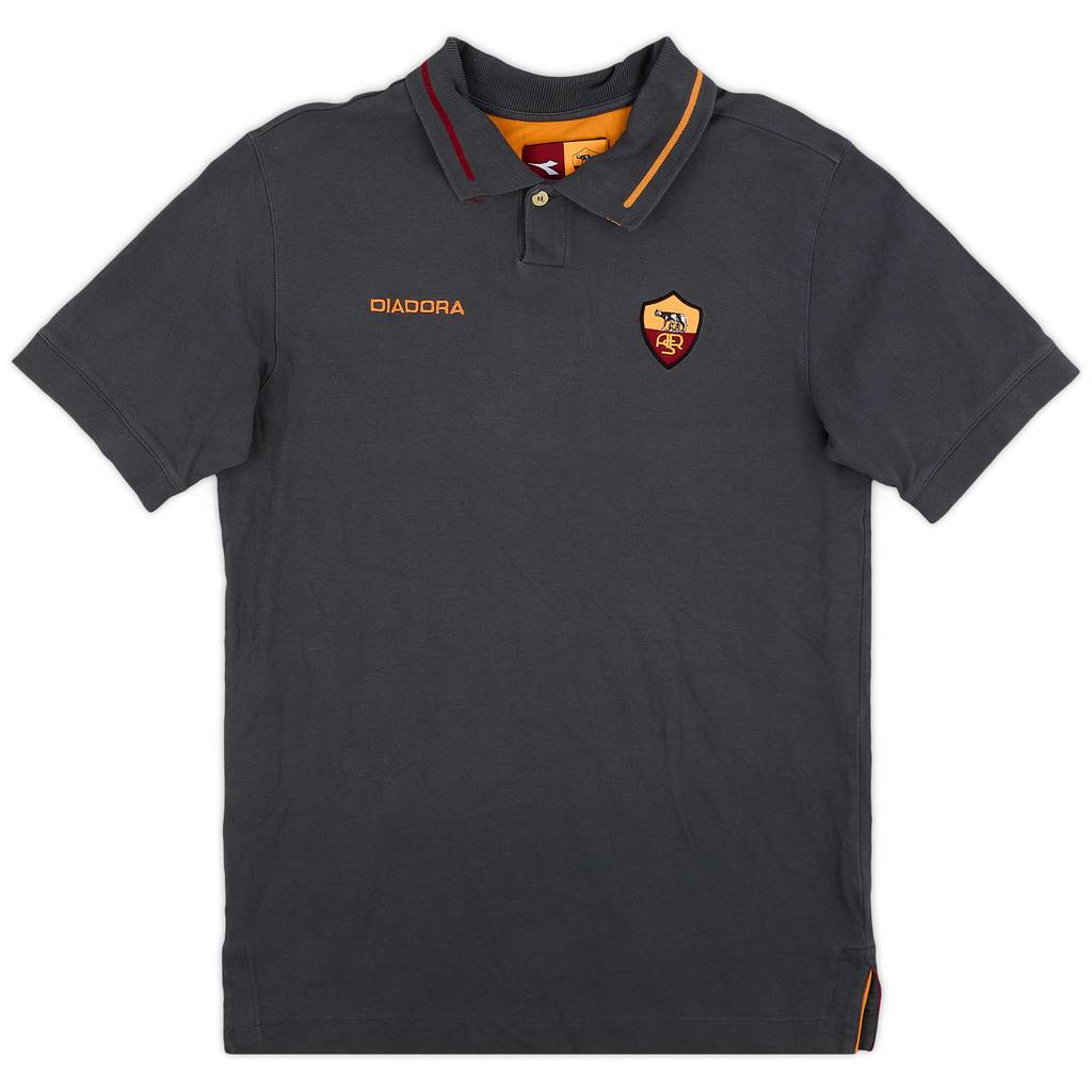 2006-07 Roma Diadora Polo Shirt - 8/10 - (L)
