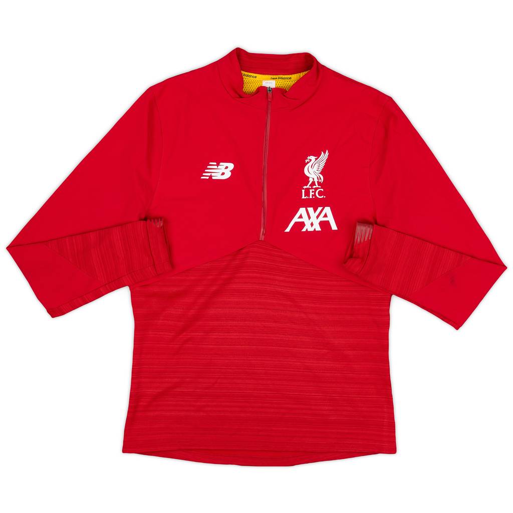 2019-20 Liverpool New Balance 1/4 Zip Drill Top - 7/10 - (S)