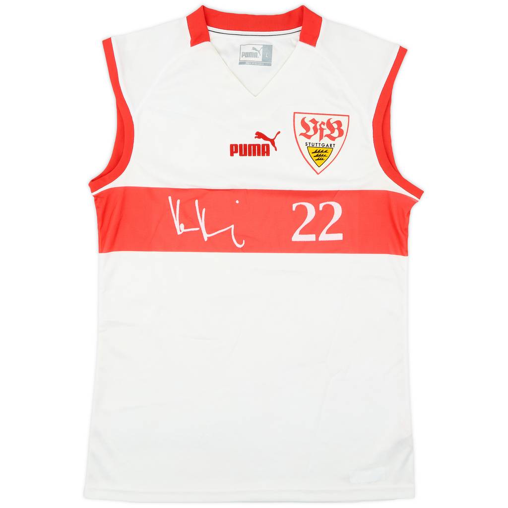 2004-05 Stuttgart Puma 'Kevin Kuranyi #22' Training Vest - 9/10 - (L)