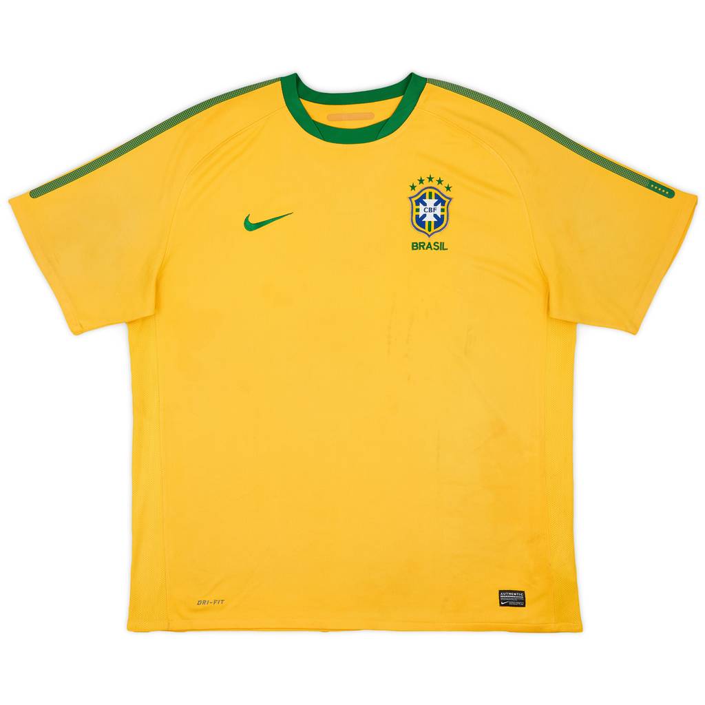 2010-11 Brazil Home Shirt - 4/10 - (XXL)