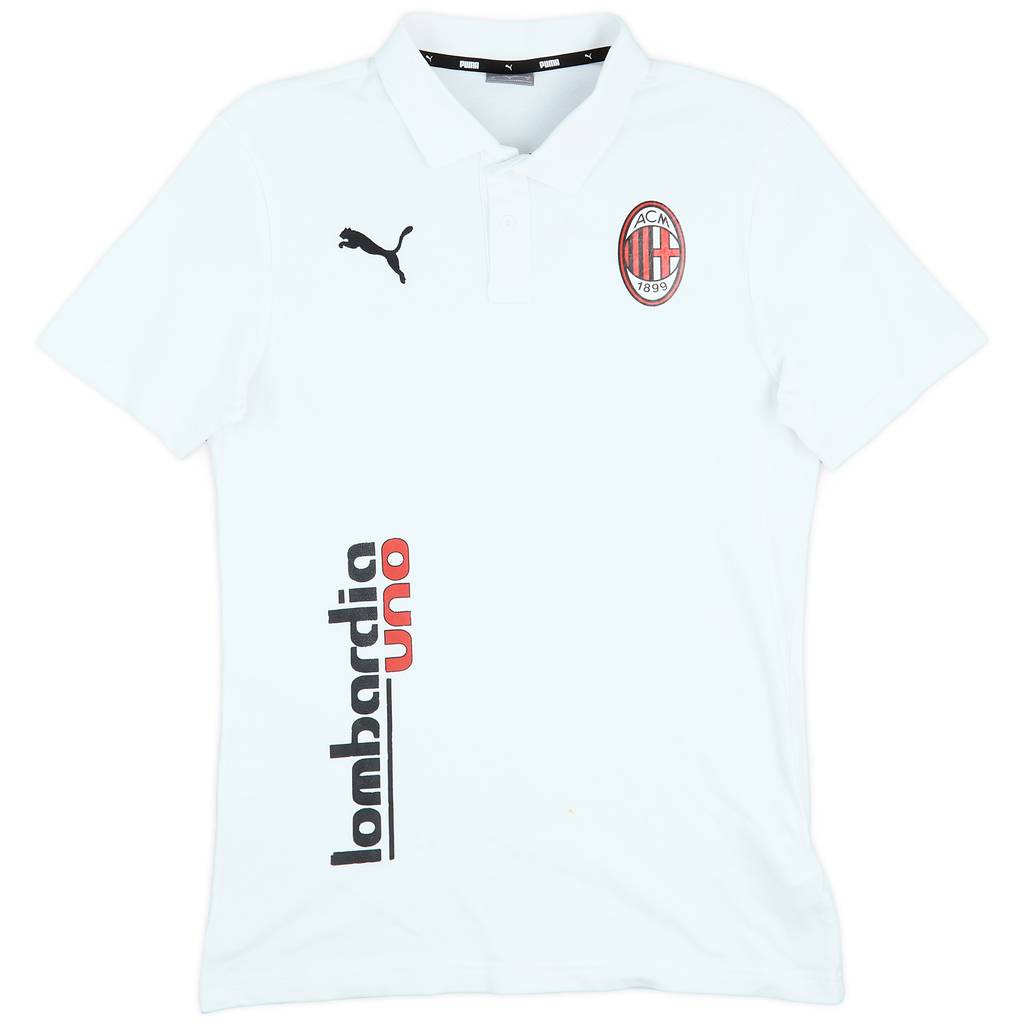 2021-22 AC Milan Puma Polo Shirt - 8/10 - (S)
