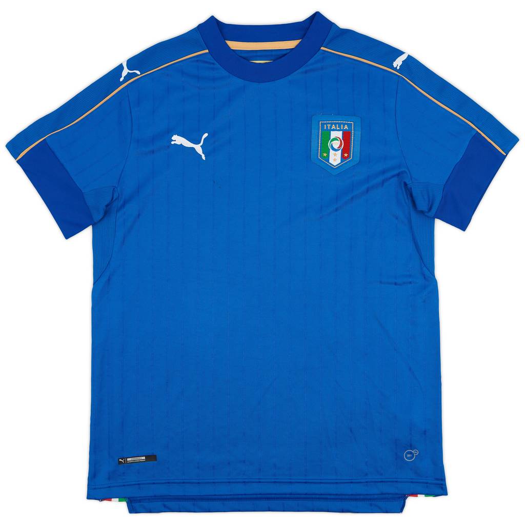 2016-17 Italy Home Shirt - 9/10 - (M)