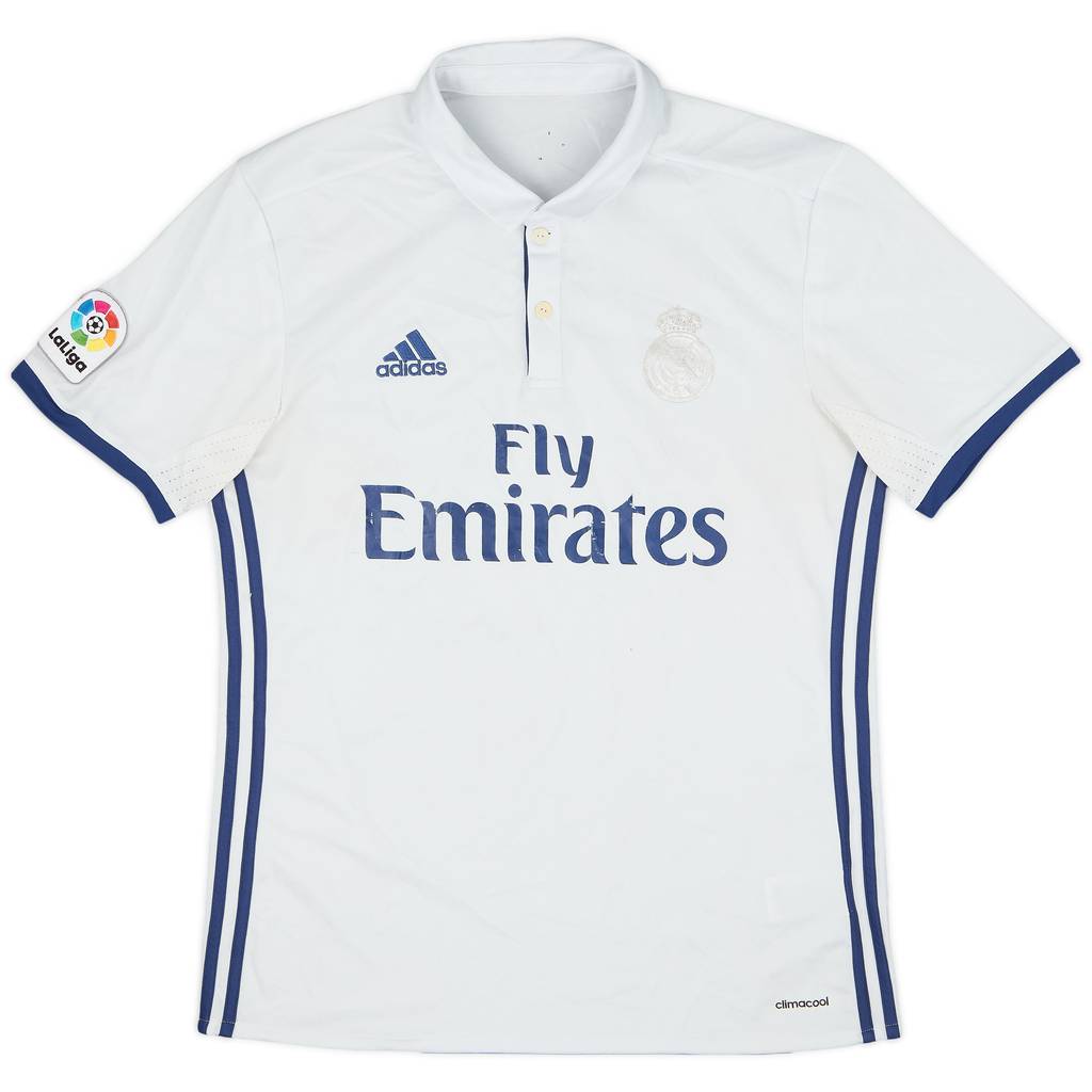 2016-17 Real Madrid Home Shirt - 4/10 - (M)