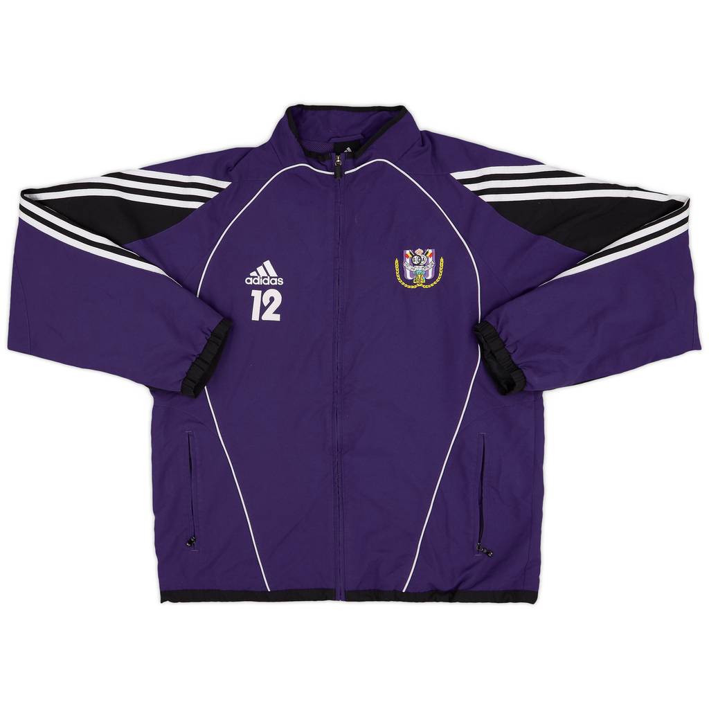 2005-06 Anderlecht adidas Player Issue Track Jacket #12 - 9/10 - (L)