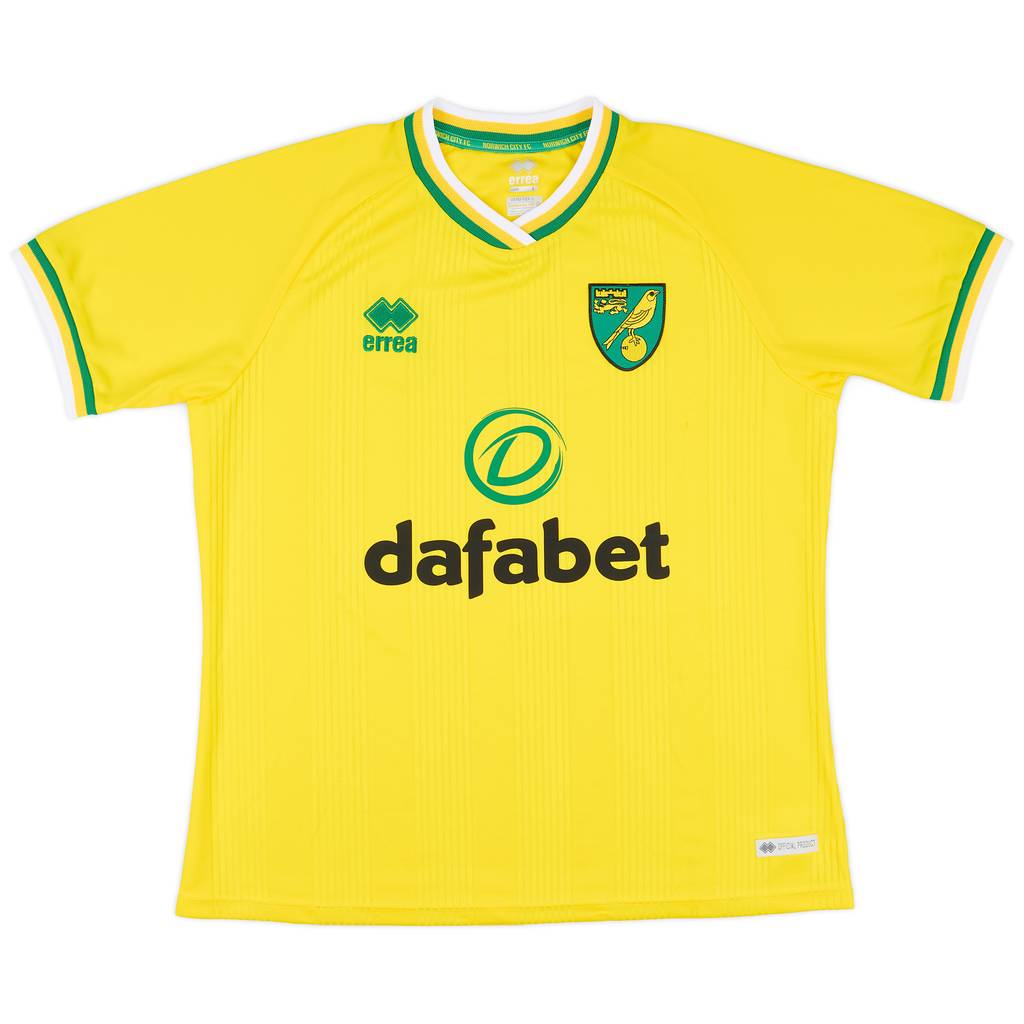 2020-21 Norwich City Home Shirt - 8/10 - (L)