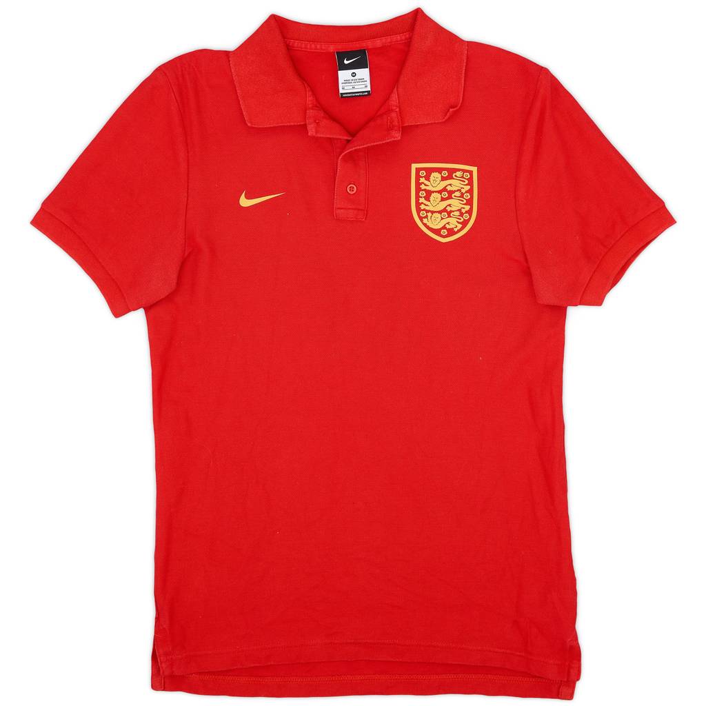 2014-15 England Nike Polo Shirt - 8/10 - (M)