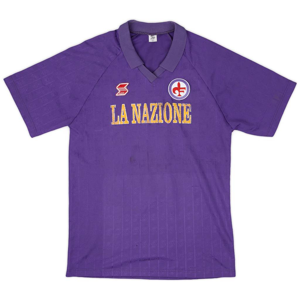 1989-90 Fiorentina Home Shirt - 6/10 - (XL)