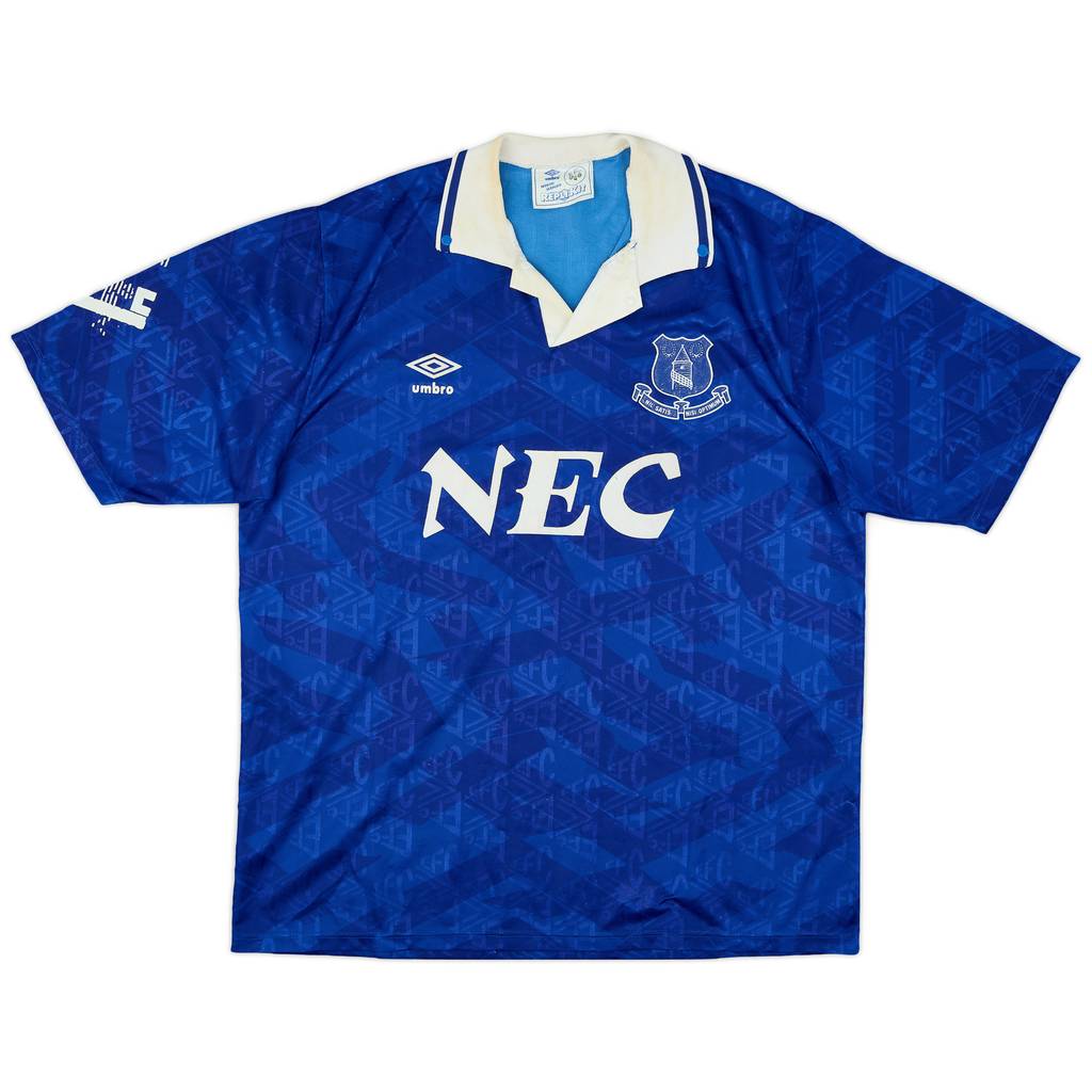 1991-93 Everton Home Shirt - 5/10 - (XL)