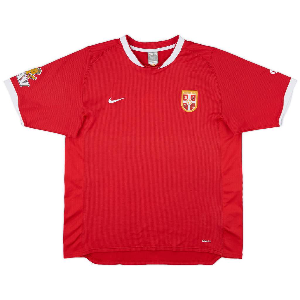 2007-08 Serbia Home Shirt - 7/10 - (XL)