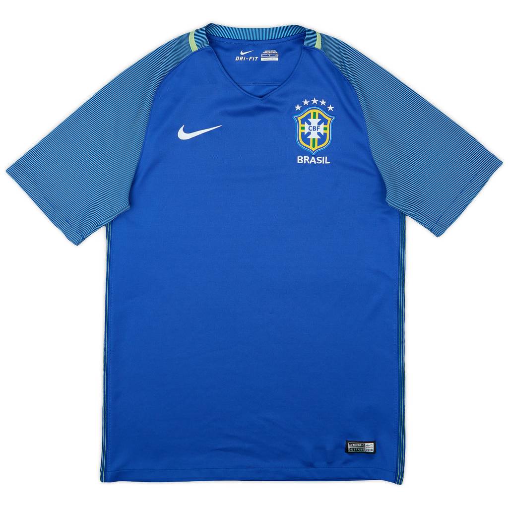 2016-17 Brazil Away Shirt - 8/10 - (S)