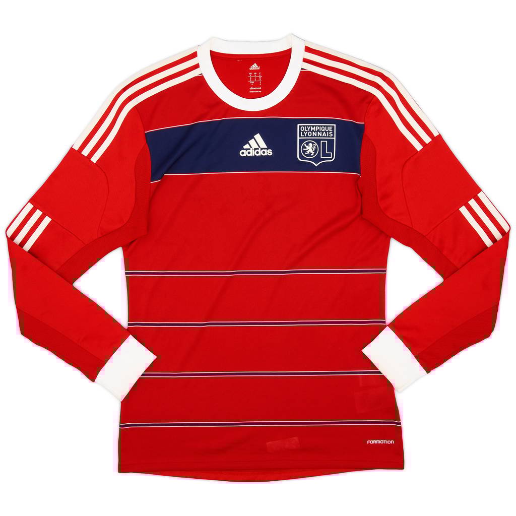 2013-14 Lyon Player Issue Away L/S Shirt - 10/10 - (S)