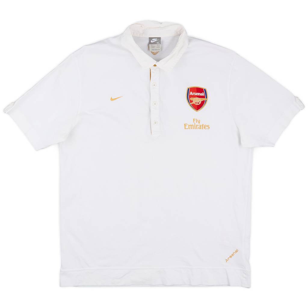 2007-08 Arsenal Nike Polo Shirt - 7/10 - (XL)