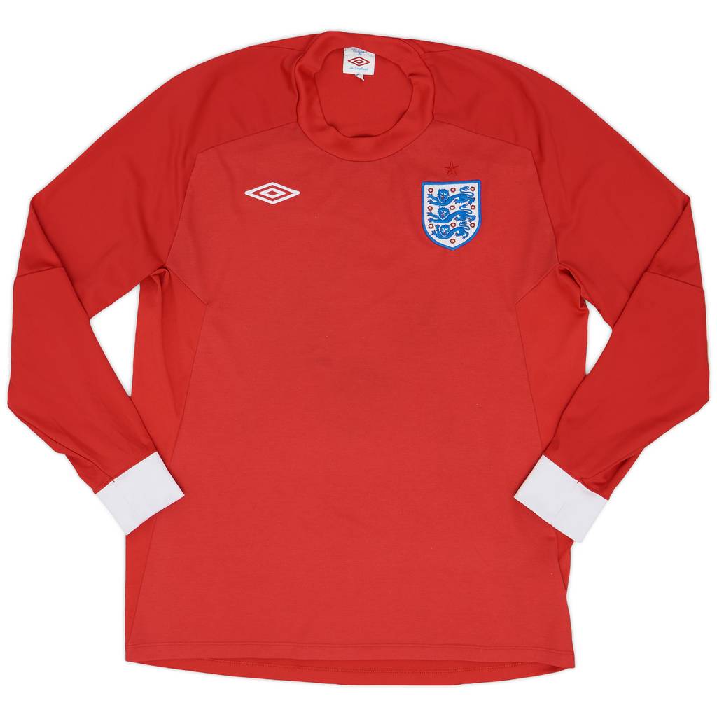 2010-11 England Away L/S Shirt - 9/10 - (L)