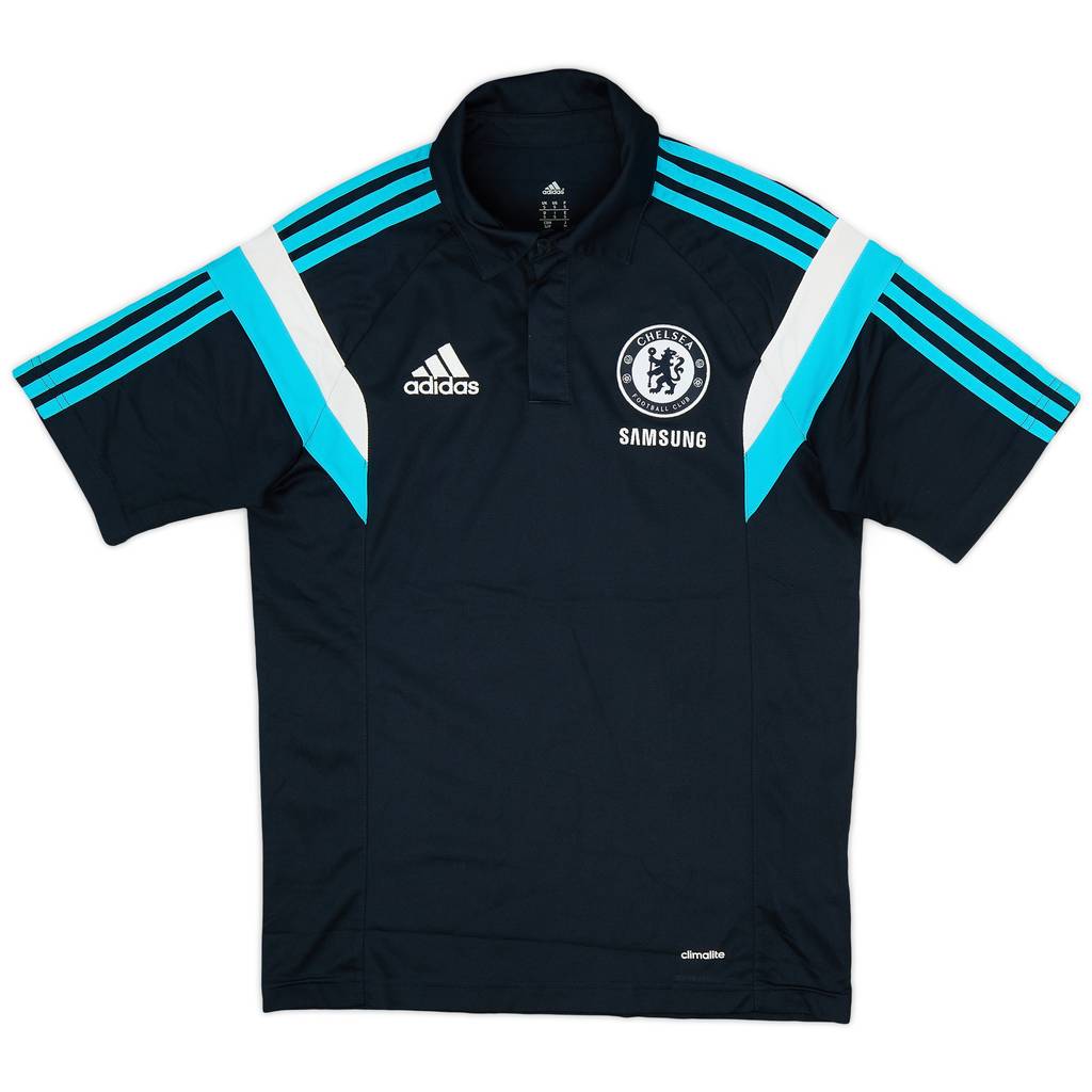 2014-15 Chelsea adidas Polo Shirt - 9/10 - (S)