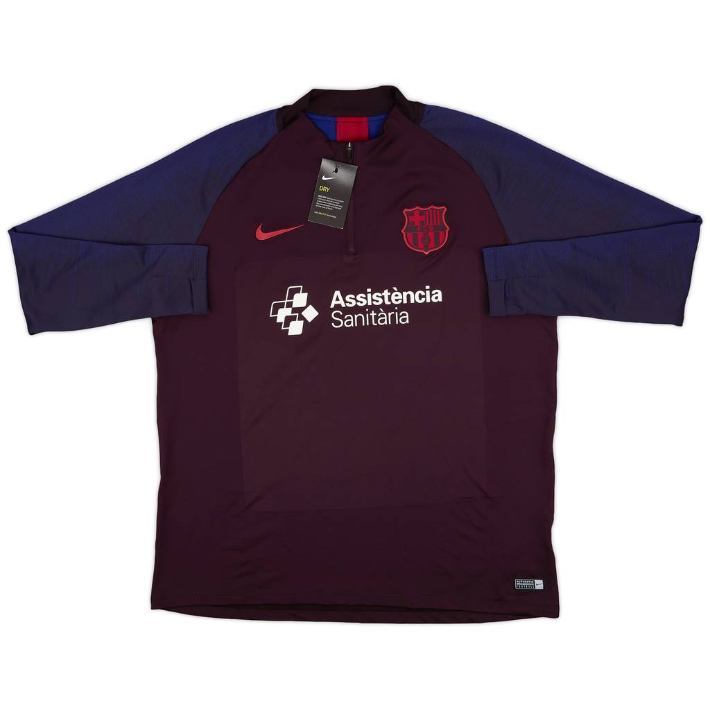 2019-20 Barcelona Nike 1/4 Zip Training Top (XXL)