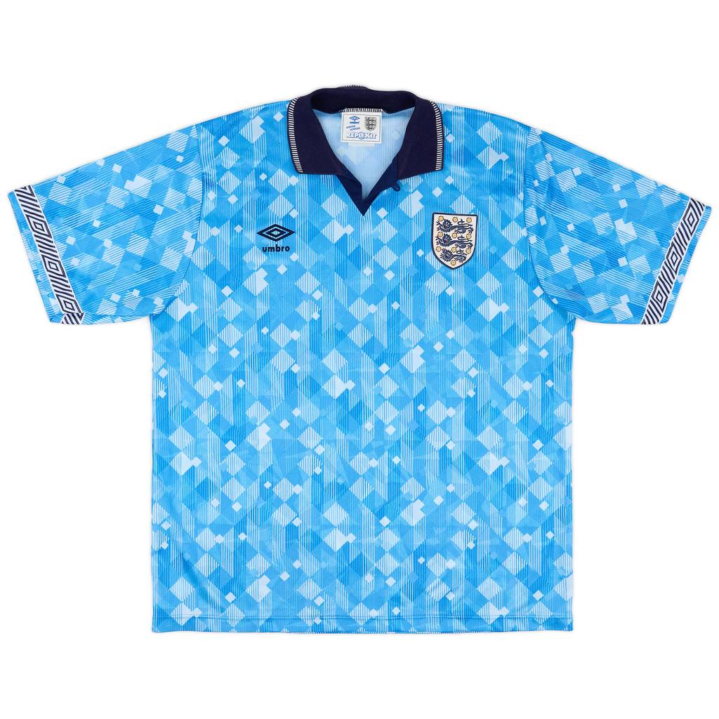 1990-92 England Third Shirt - 8/10 - (L)