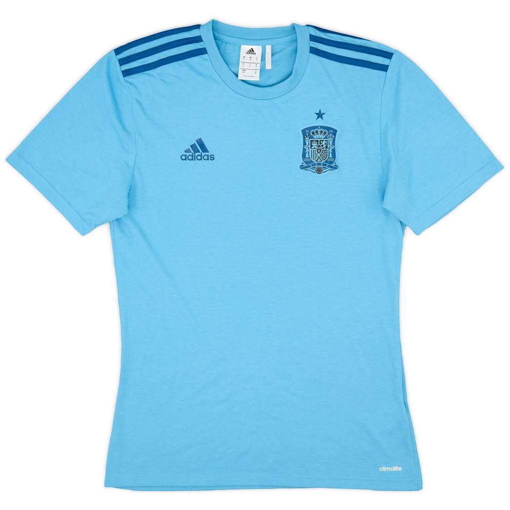 2015-16 Spain adidas Cotton Tee - 9/10 - (S)