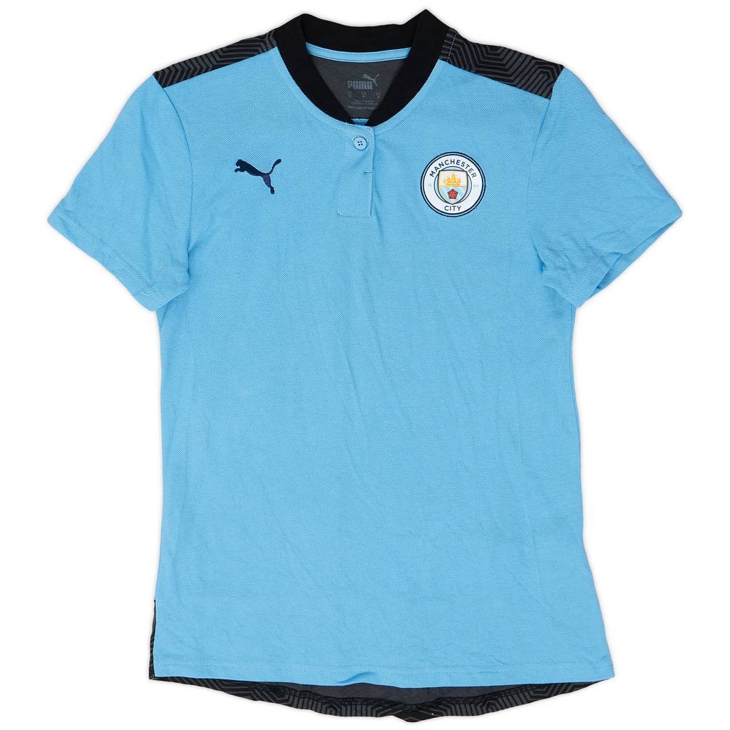 2020-21 Manchester City Puma Polo Shirt - 9/10 - (XS)
