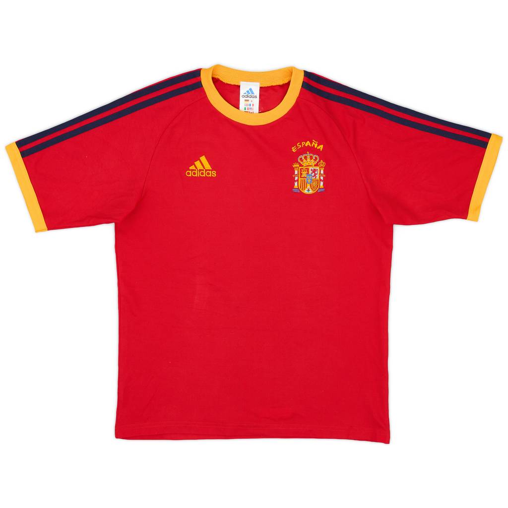 2002-04 Spain Basic Home Shirt - 9/10 - (XL.Boys)