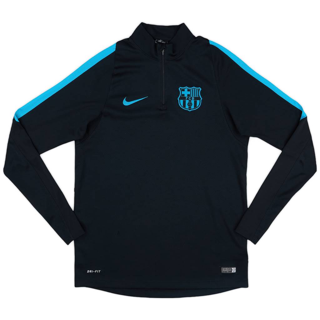 2015-16 Barcelona Nike 1/4 Zip Drill Top - 6/10 - (M)