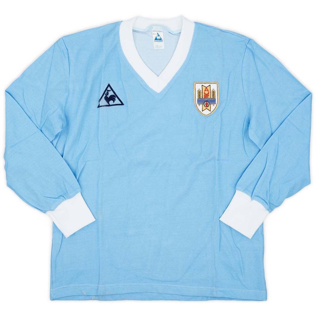 1986-90 Uruguay Home L/S Shirt - 6/10 - (S)