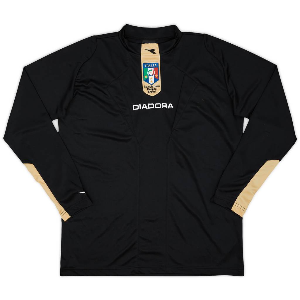 2007-09 Italy Diadora Referee L/S Shirt - 8/10 - (M)