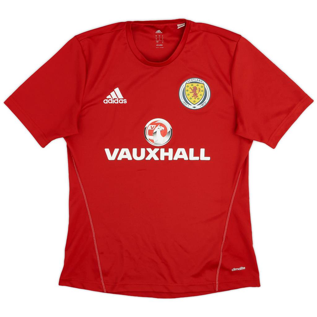 2015-16 Scotland adidas Training Shirt - 7/10 - (S)