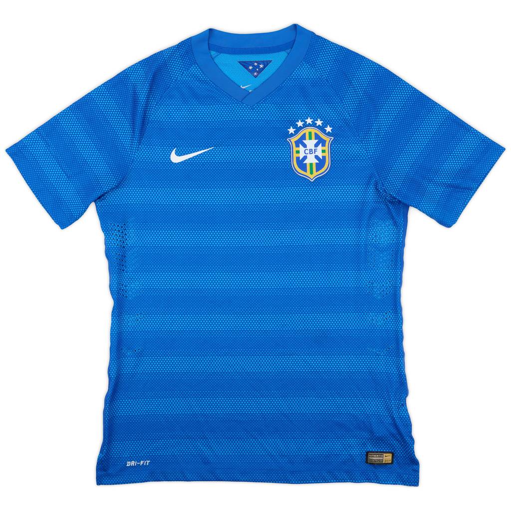 2014-15 Brazil Authentic Away Shirt - 9/10 - (L)