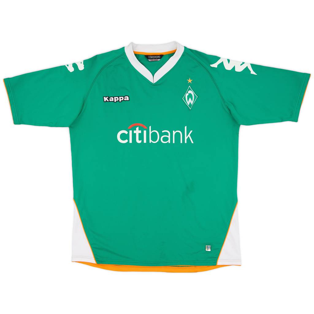 2007-08 Werder Bremen Home Shirt - 8/10 - (XXL)