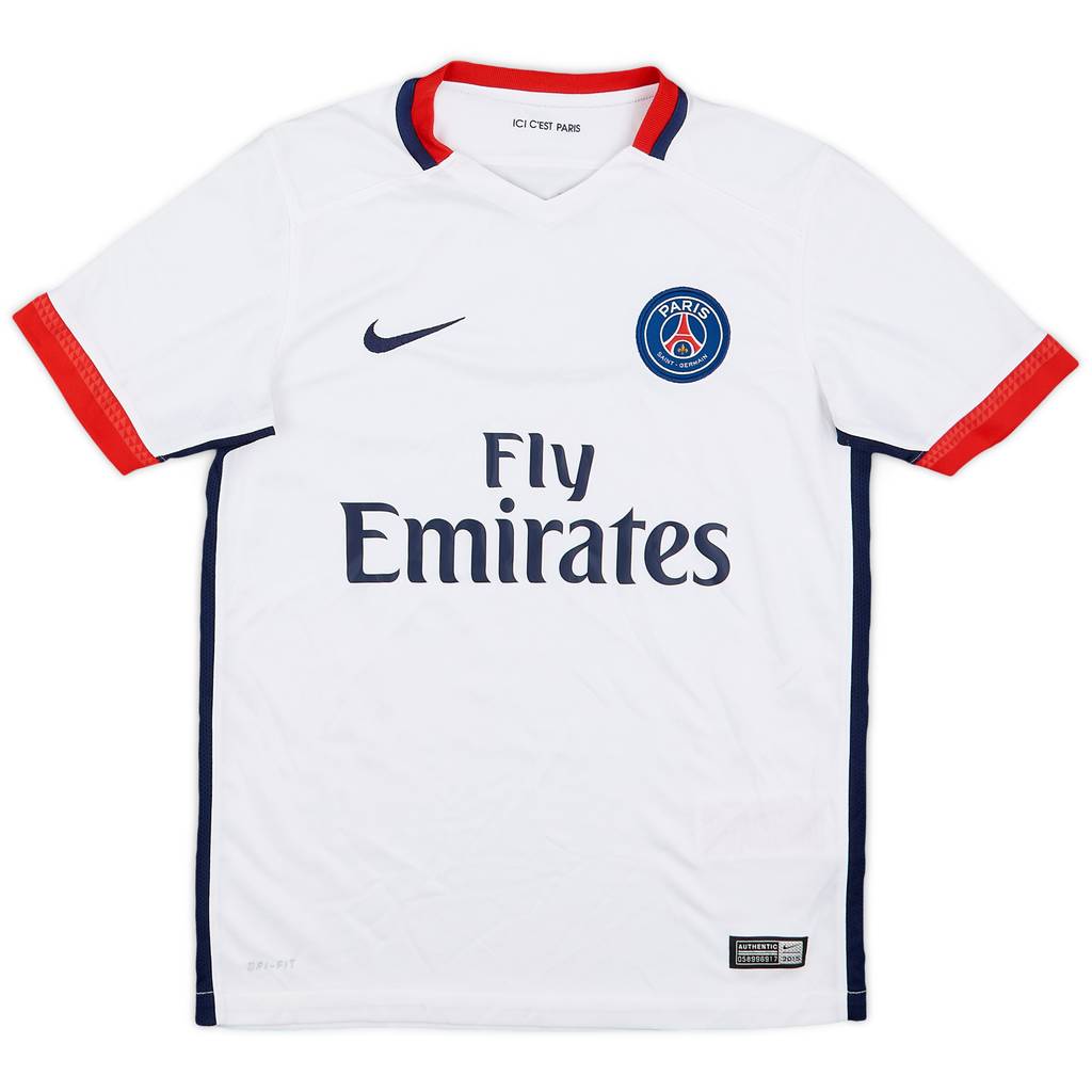 2015-16 Paris Saint-Germain Away Shirt - 9/10 - (M.Boys)
