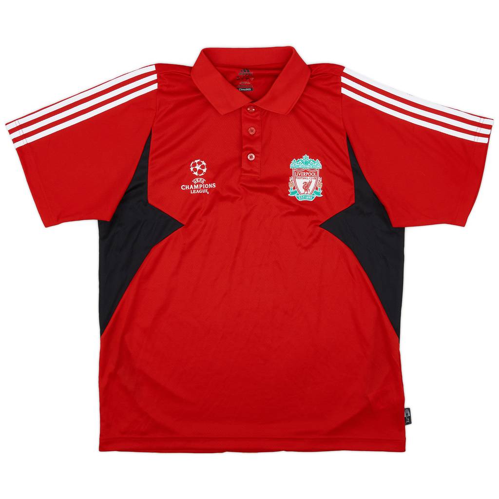 2007-08 Liverpool CL adidas Training Shirt - 9/10 - (L/XL)