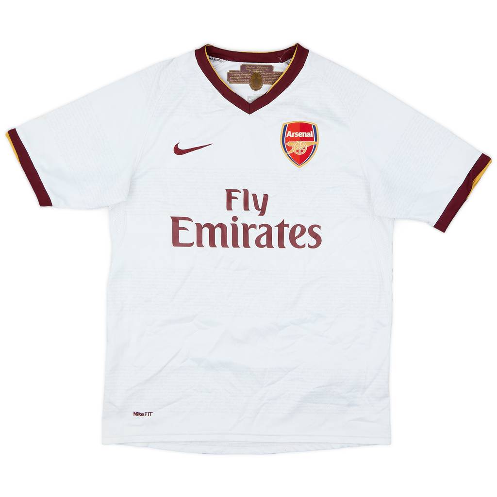 2007-08 Arsenal Away Shirt - 8/10 - (L.Boys)
