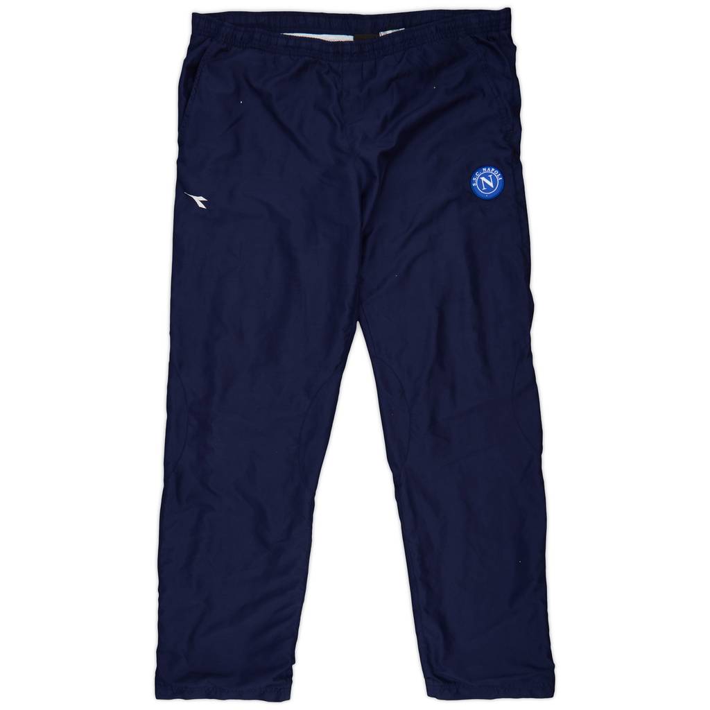 2007-08 Napoli Diadora Track Pants/Bottoms - 5/10 - (XL)