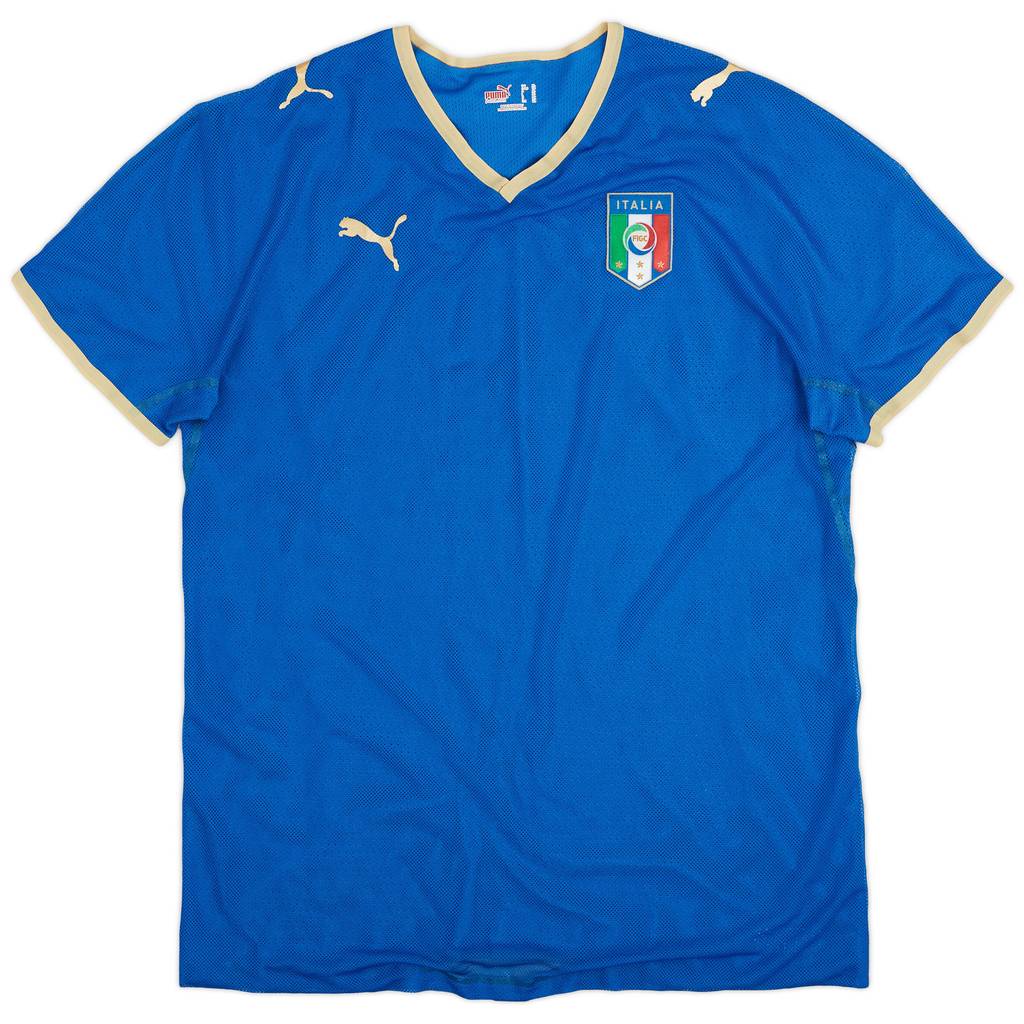 2007-08 Italy Player Issue Home Shirt - 9/10 - (XL)