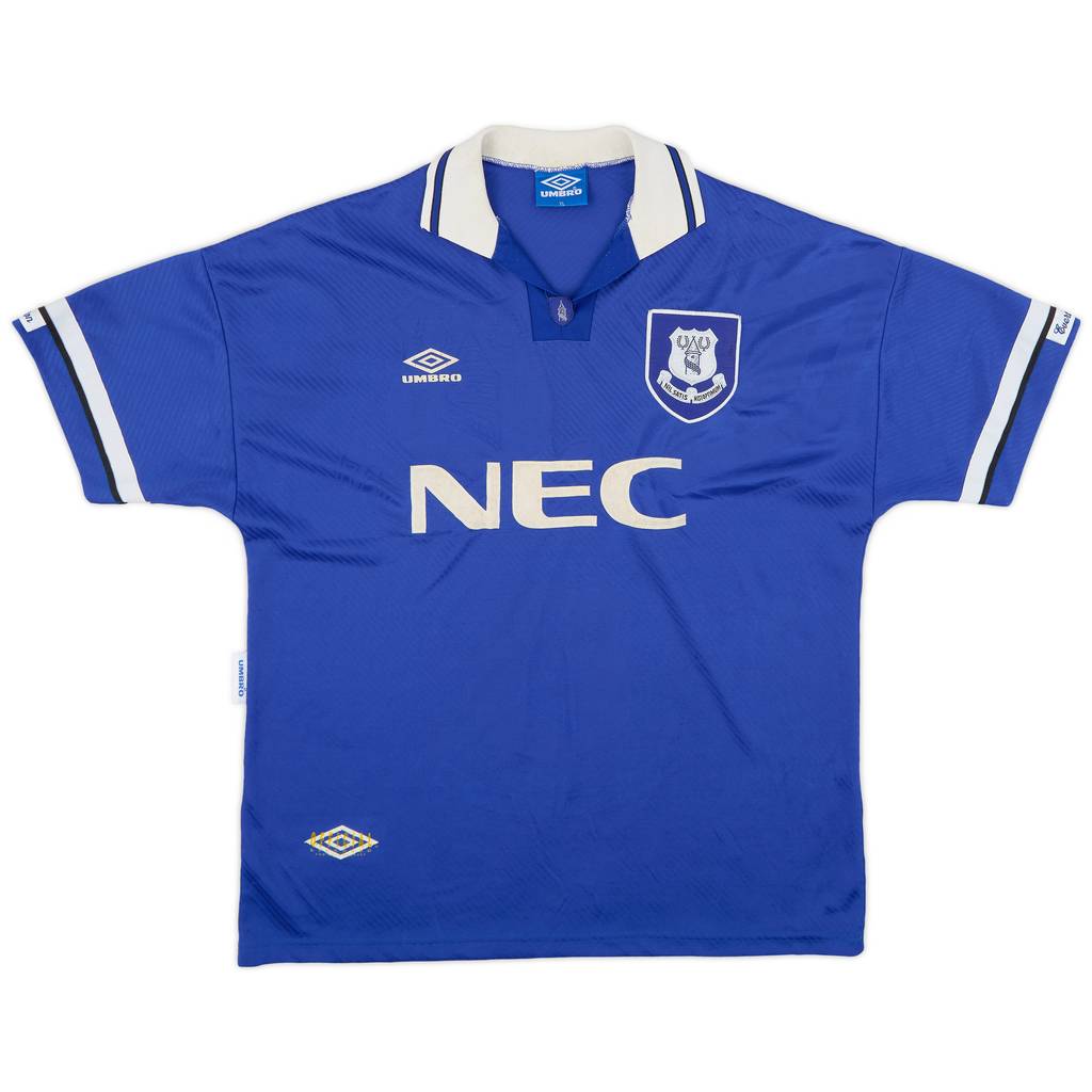 1993-95 Everton Home Shirt - 7/10 - (XL)