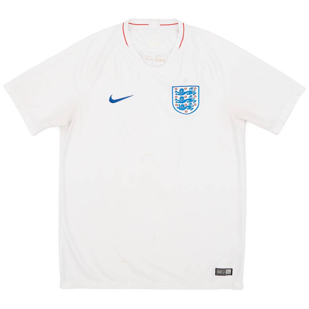 2018-19 England Home Shirt - 4/10 - (L)