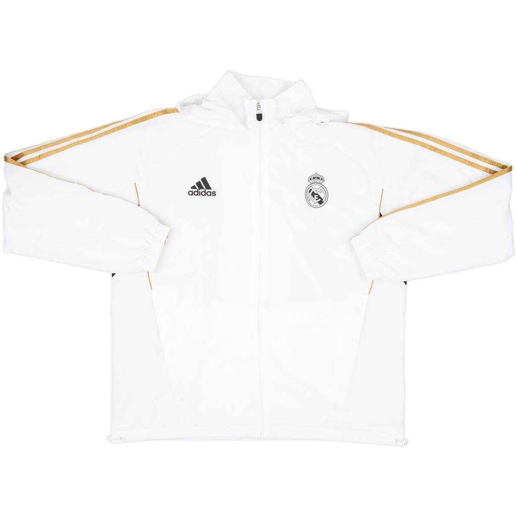 2011-12 Real Madrid adidas Hooded Track Jacket - 8/10 - (L/XL)
