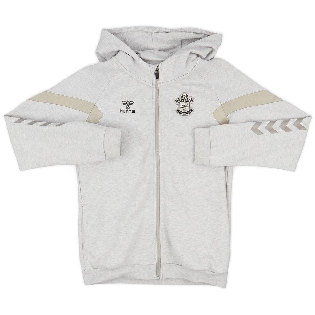 2021-22 Southampton Hummel Hooded Sweat Top - 9/10 - (L.Boys)
